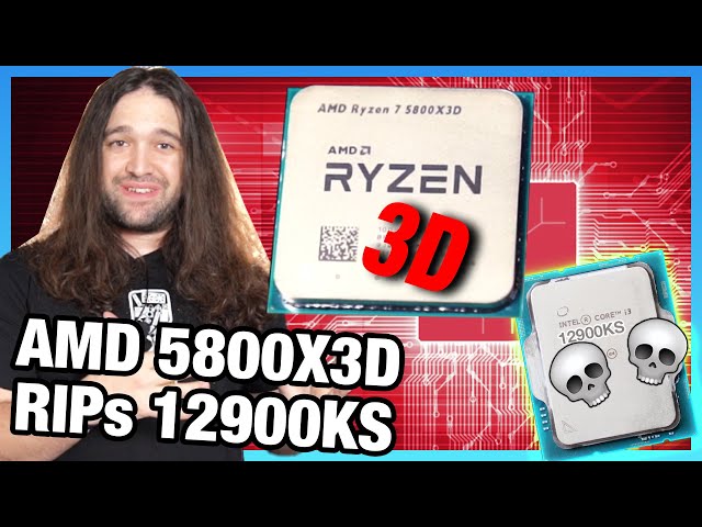 AMD Hits Hard: Ryzen 7 5800X3D CPU Review & Benchmarks vs. i9