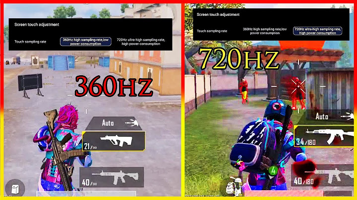 360Hz Vs 720Hz - Red Magic Comparison Test - Latest Fastest Touch Sampling Rate Settings In 2022