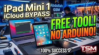 iPad Mini 1 (A5) iCloud Bypass Without Arduino 2026 | Free Tool 100% Working!