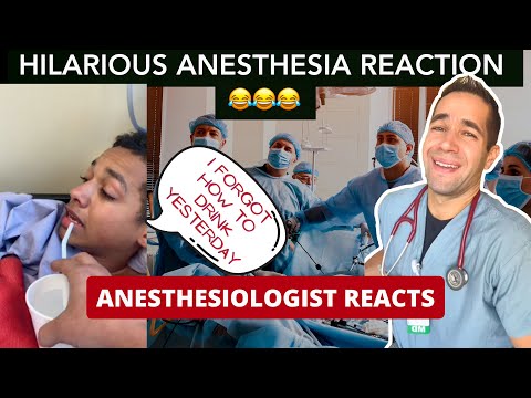 "I forgot how to drink, yesterday" | Bad Anesthesia Reaction - Anesthesia Doctor Reacts