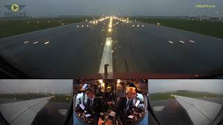 Md-83 Power Takeoff Dat Ceo Cpt Jesper Rocketing Out Of Billund, 5.000 Fpm, Bad Weather Airclips