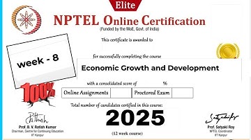 Economic Growth and Development week -8 Assignment Answers ll NPTEL 2025