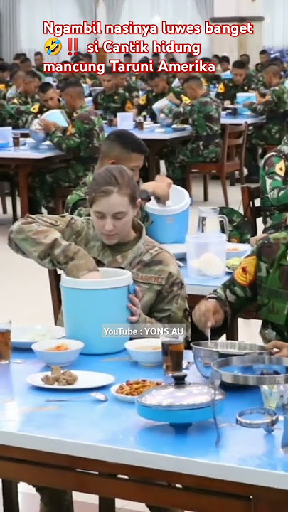 Candu Banget Cara Ambil Nasinya 😀🤣‼️ Si Cantik Hidung Mancung Taruni Amerika 😀