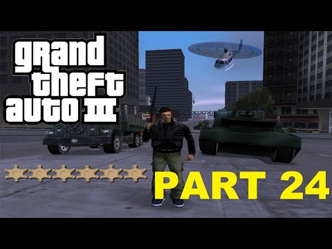 GTA 3 - 6 star wanted level playthrough - Part 24