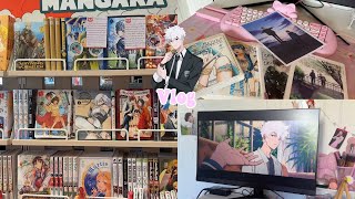 Vlog : Manga shopping + haul, Watching Link Click, Donuts ...