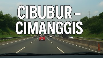 Relaxing ASMR Drive in Jabodetabek Rush Hour | Transyogi Cibubur to Cimanggis Toll Gate - Indonesia