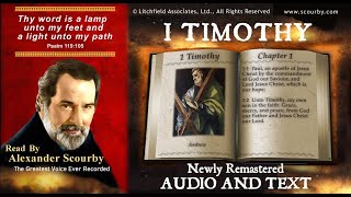 54 | Book of 1 Timothy | Read by Alexander Scourby | AUDIO \u0026 TEXT | FREE on YouTube | GOD IS LOVE! .