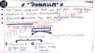 Biomolecules (Part - 1)_Learn all important questions. NCERT+Additional Q NEET, HPTET Medical, JEE.