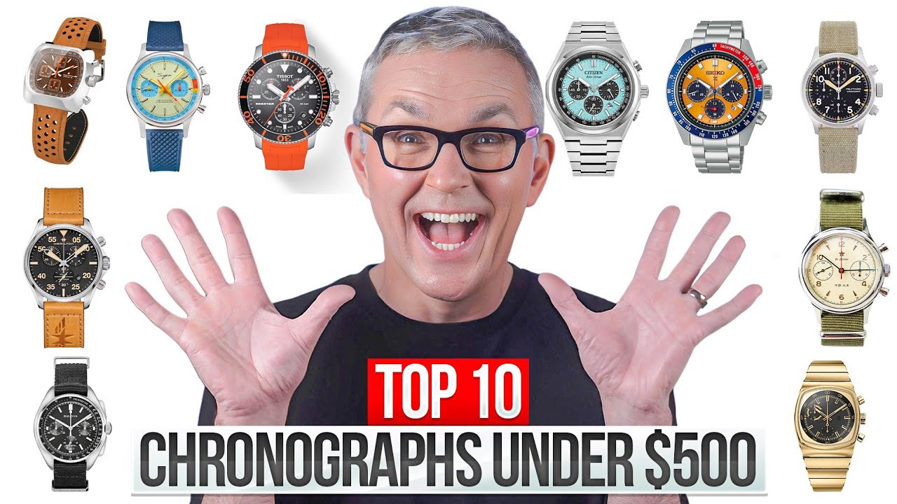 Top 10 Best Chronographs Under $500! - YouTube
