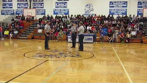 EHS Armed Drill Exhibition (Liberty Hill Pep Rally)