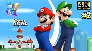 Мульт New Super Mario Wii 2 Зеленые Холмы Песков Wii прохождение часть 2