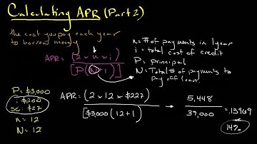 Calculating APR, Part 2 | Personal Finance Series