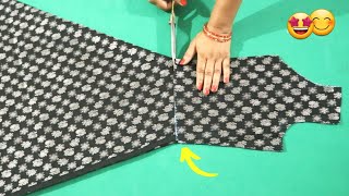 Umbrella Cut Kurti सबसे कम अर्ज  के कपडे में  | Kurti cutting and stitching