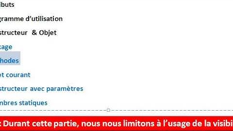 (1) JAVA Concept classe - Objet (part2): Constructeur -Package - Méthodes - objet courant