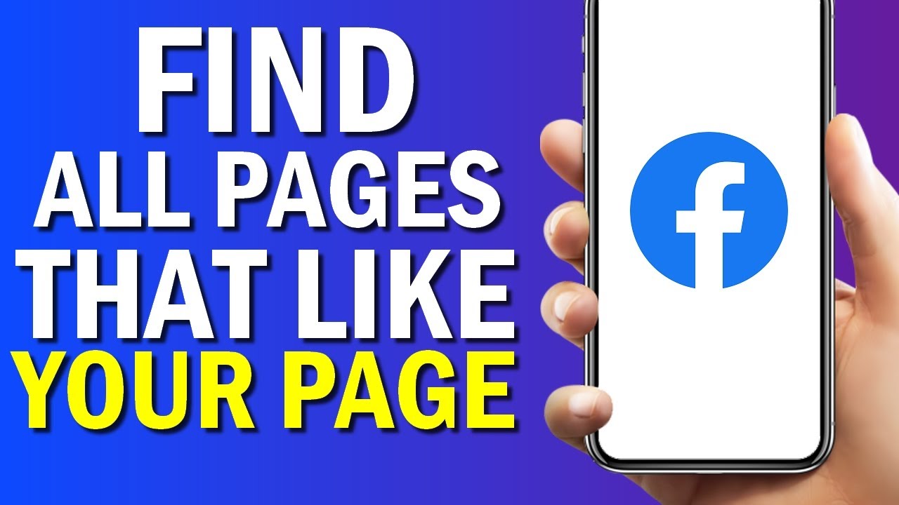 How To Find Pages That Like Your Page On Facebook App - YouTube
