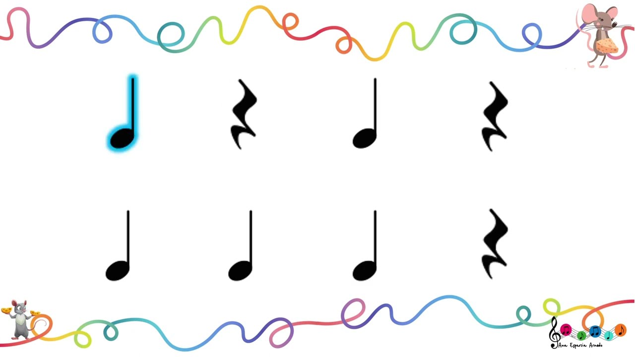 Ritmograma negra silencio de negra