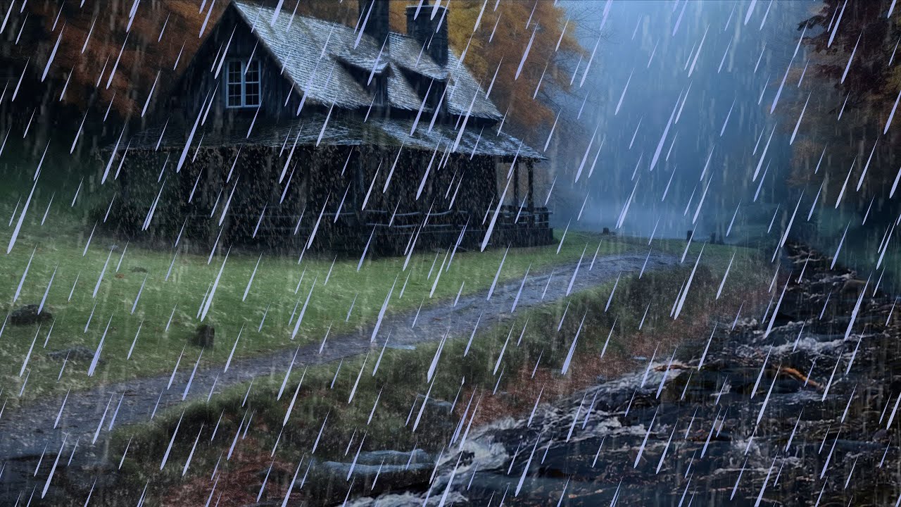 A Storm - Heavy Rain, Strong Winds and Thunder Makes You Feel Relaxed ...
