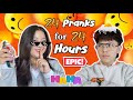 24 pranks in 24 hours on xorem   xorem  gracy  public demand