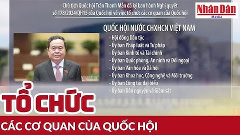 Cơ cấu tổ chức, nhiệm vụ mới của các cơ quan Quốc hội sau hợp nhất, sáp nhập | Báo Nhân Dân