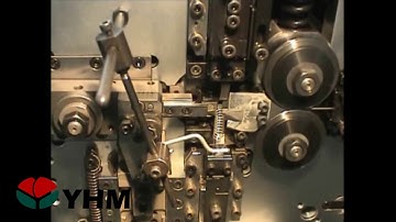 CNC Micro Spring Machine CT series-Long compression spring with leg bending -YHM