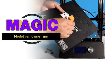 JGMaker Magic 3D Printer Tips for printing model removal