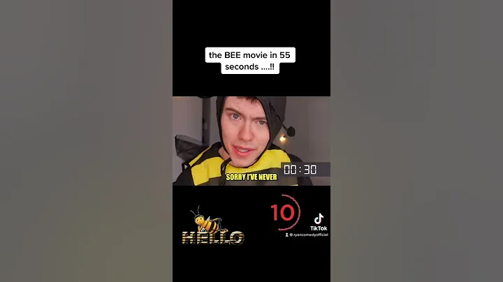 the BEE movie in 1 MINUTE !! 😳🐝 #shorts