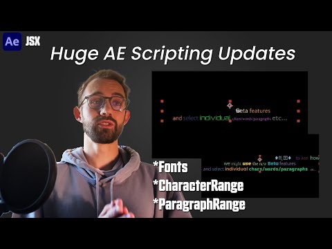Huge AE Scripting Updates