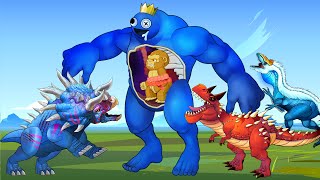 Rescue TEAM Godzilla \& KONG From EVOLUTION OF BLOOP: Who Will Win | Godzilla Cartoon Compilation