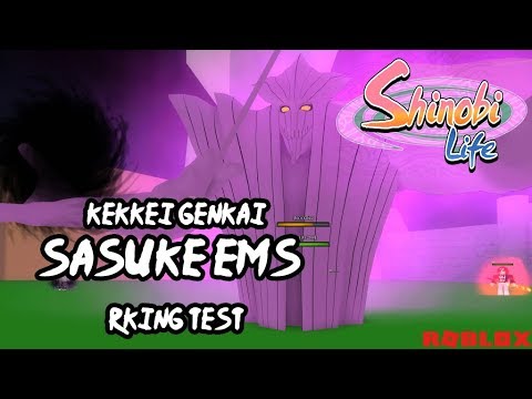 Roblox Shinobi Life Sasuke Ems Rking Test Youtube - shinobi life roblox sasuke