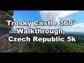 Trosky Castle 360° Walkthrough, Czech Republic 5k