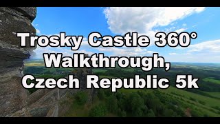Trosky Castle 360° Walkthrough, Czech Republic 5k