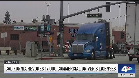 17,000 California commercial driver