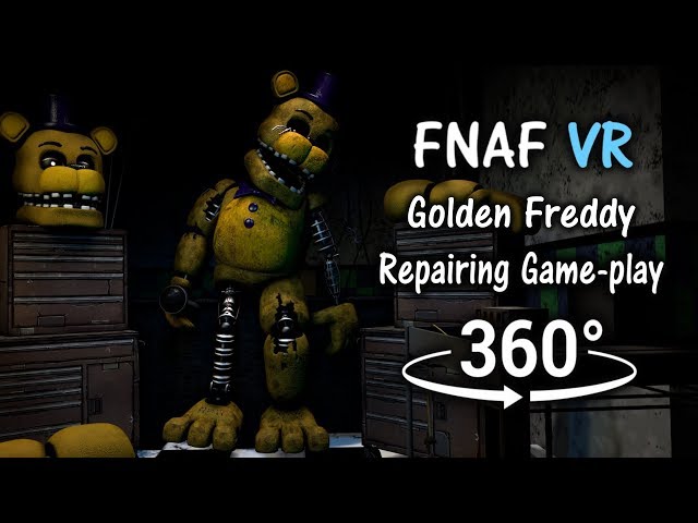 360° Repairing Withered Foxy Game-play Animation [FNAF Help