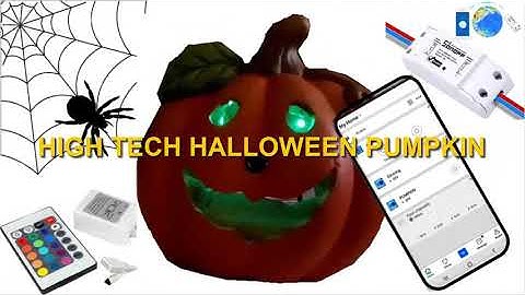 High Tech Halloween Pumpkin
