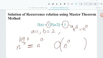 Lecture 04 - Divide and Conquer Algorithms