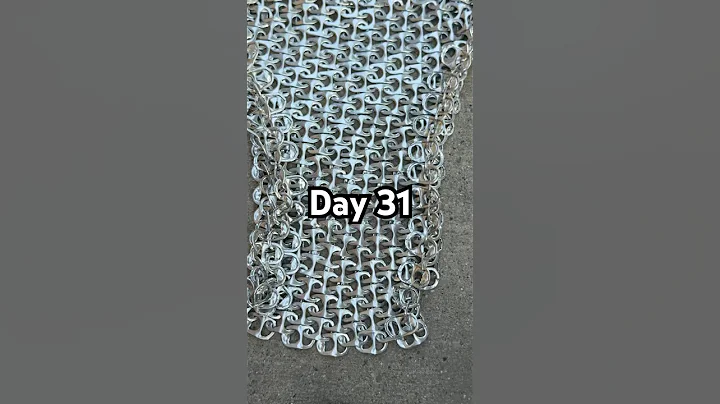 Day 31 of adding pop tabs until I have a full chain mail armor suit