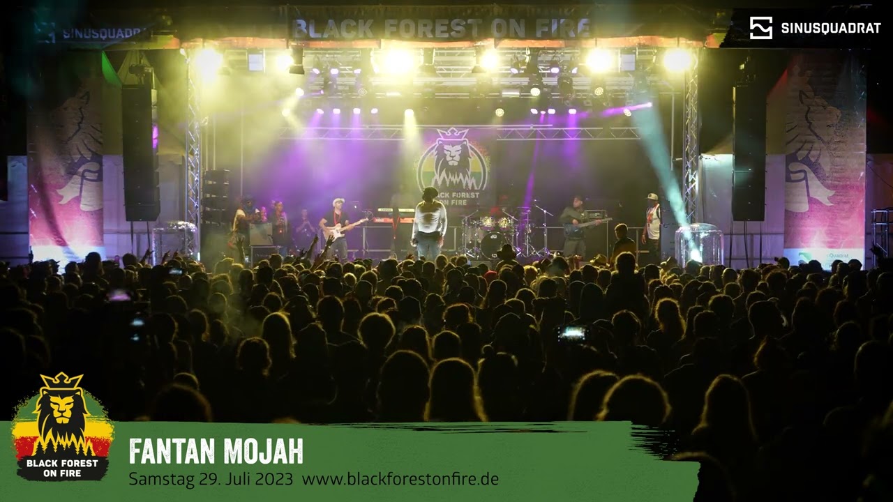 Fantan Mojah beim Black Forest on Fire Reggae Festival 2023 in Berghaupten