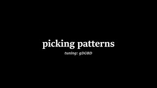 Two-Finger Banjo: picking patterns
