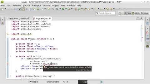 ic_launcher cannot be resolved or is not a field