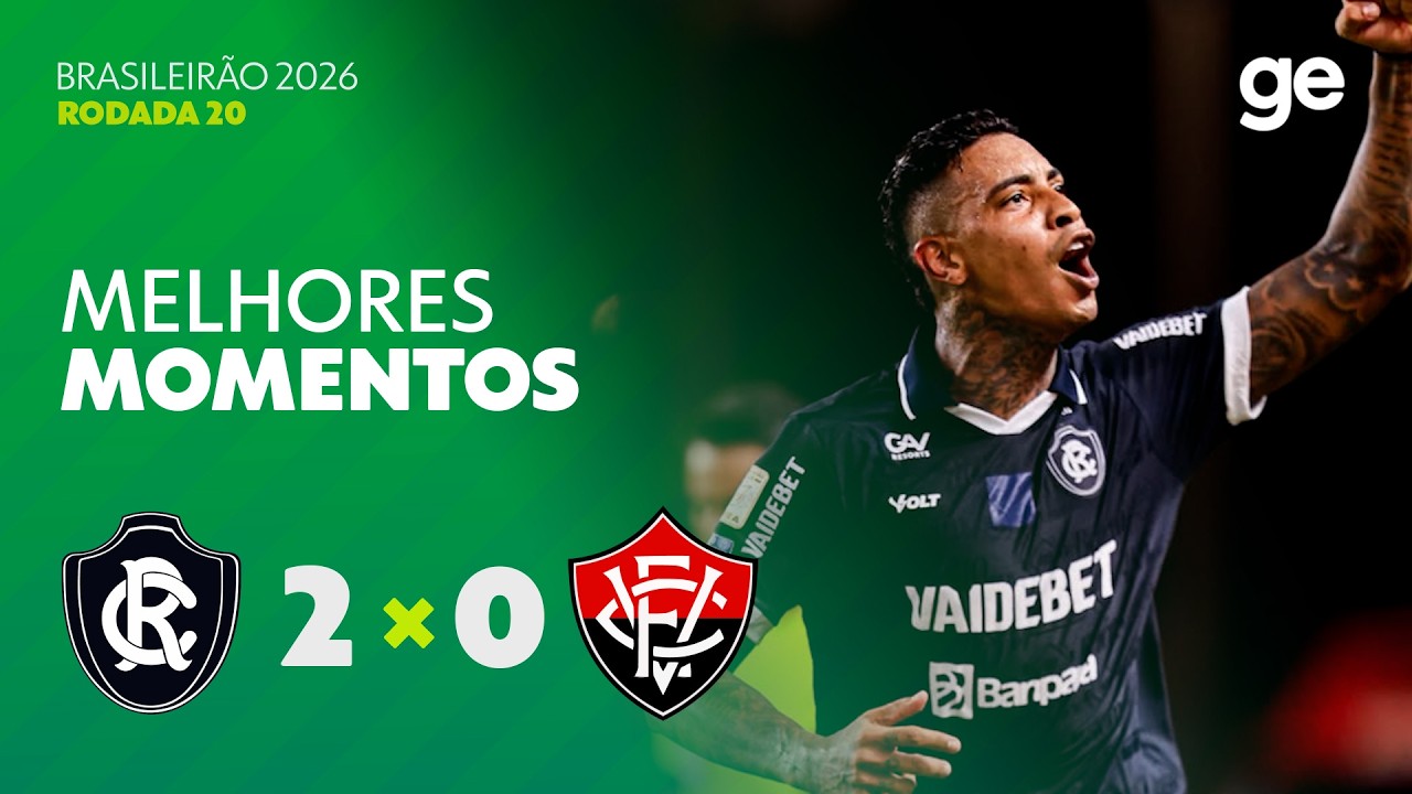 REMO 2 X 0 VITÓRIA | MELHORES MOMENTOS | 20ª RODADA BRASILEIRÃO 2026 | ge.globo