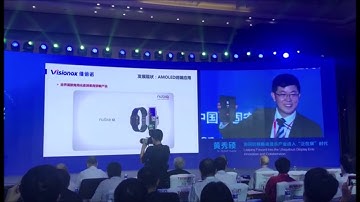 VIsionox foldable OLED presentation and demo (September 2018)