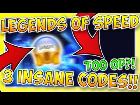 3 Insane Codes In Legends Of Speed Roblox Youtube - best legends of speed codes roblox youtube