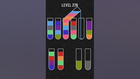 Water Sort Puzzle Level 278 Walkthrough Solution Android/iOS 💦