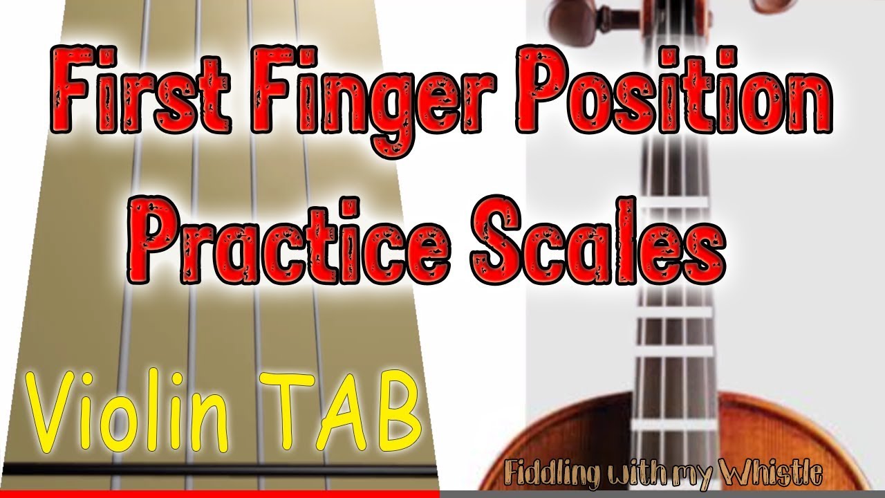 Finger Position - Practice Scales - Violin - Play Along Tutorial - YouTube