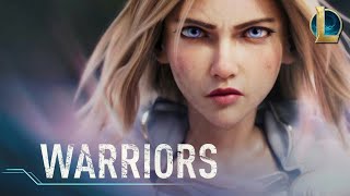 Video thumbnail of "League Of Legends - Warriors Ft. 2WEI y Edda Hayes (Lyrics Video)"