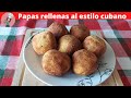 Papas rellenas al estilo cubano (Sabrosas)