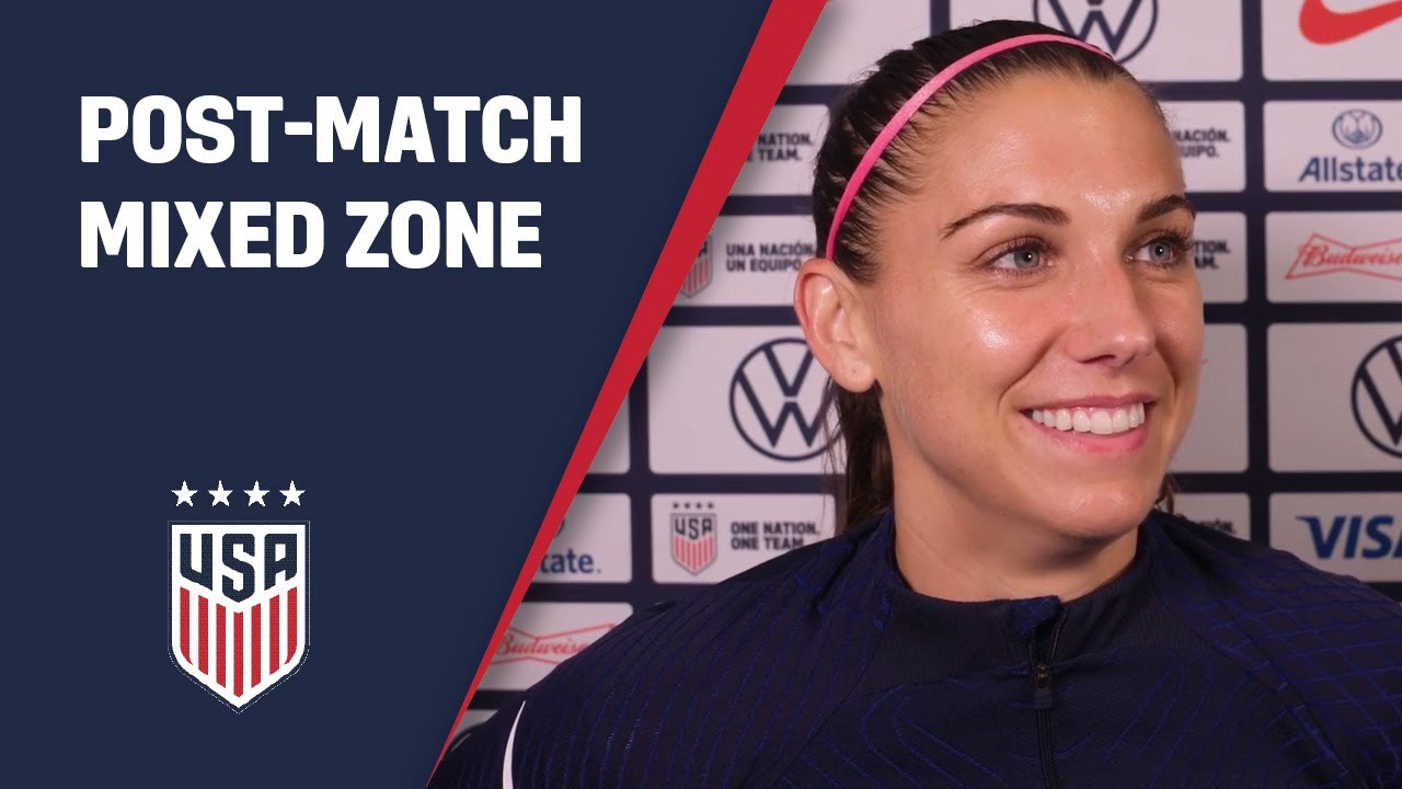 POST-MATCH MIXED ZONE: Alex Morgan | USWNT vs. Germany | Nov. 10, 2022 ...
