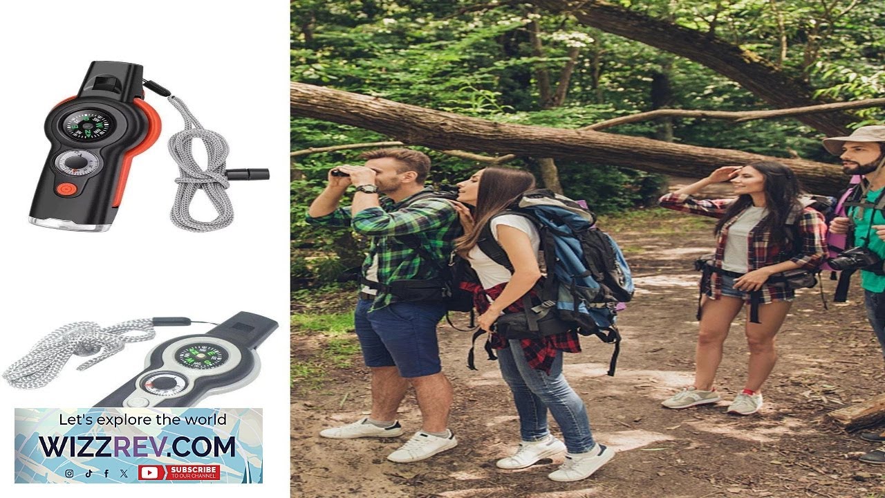 Снаряжение для выживания в чрезвычайных ситуациях, походный свисток, компас, термометр на eBay