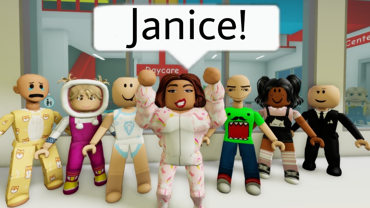 DAYCARE BUT JANICE'S DAYCARE Funny Roblox Moments | Brookhaven 🏡RP
