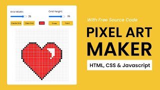 Pixel Art Maker With Javascript | Step By Step Javascript Project